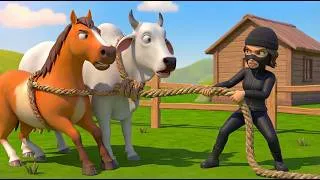 Thumbnail: Old MacDonald Farm Mystery! 😱 | Animals Stolen at Night 🐄🐎