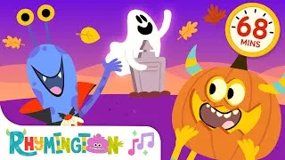 Thumbnail: Super Spooky Halloween Storm + More | Top Monster Kids Songs Compilation | Rhymington Square