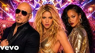 Thumbnail: Pitbull x Shakira x Rihanna - Light Up The Night (Epic Global Dance Pop Anthem 2026)