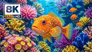 Thumbnail: Aquarium 8K 🐠 Escape into a Stunning Underwater Paradise with Tropical Fish and Calming Music