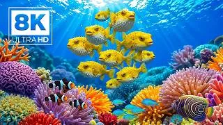 Thumbnail: Marine Life 8K 🐳 Discover the Hidden Beauty of the Ocean with Soothing Music for Deep Relaxation