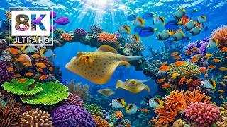Thumbnail: Underwater Wonders 8K | Marvel at Beautiful Sea Life in a Stunning 8K Aquarium 🌊 Sleep Music