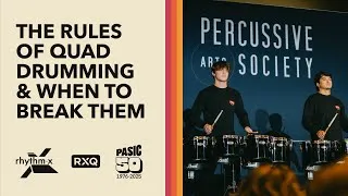 Thumbnail: The Rules Of Quad Drumming & When To Break Them | PASIC 2025 (Multi-Cam)
