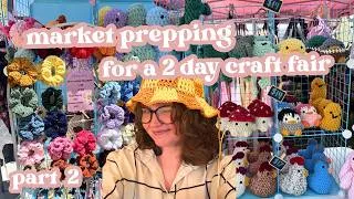 Thumbnail: Crochet Market Prep with me Vlog | Bestsellers, Patterns, Craft Fair Vendor
