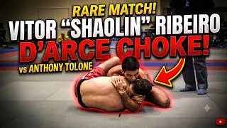 Thumbnail: 🔥 Vitor "Shaolin" Ribeiro Hits an Early D'Arce Choke! | Rare Match vs Anthony Tolone