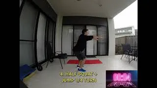 Thumbnail: Gymnastics Home Training - 6 min Legs Strength Workout - Time (30 secs)