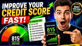 Thumbnail: How to Improve Your Credit Score Fast (7 Proven Tips That Actually Work)
