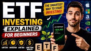 Thumbnail: ETF Investing Explained for Beginners (The Smartest Way to Start Investing)