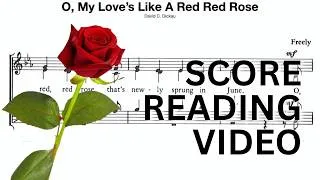 Thumbnail: O My Luve's Like A Red Red Rose SCORE VIDEO