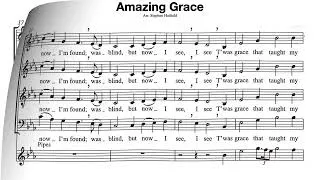 Thumbnail: Amazing Grace (Stephen Hatfield) SATB Learning Video