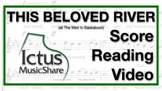 Thumbnail: This Beloved River SATB (Richard Janzen) Score Reading Video