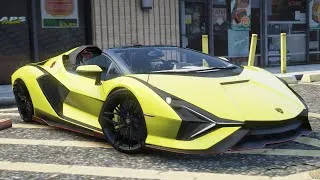 Thumbnail: Lamborghini Sian Roadster - GTA 5 Real Life Car Mod + Download Link!