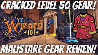Thumbnail: CRACKED LEVEL 50 GEAR! Wizard101 Malistare Gear Review!
