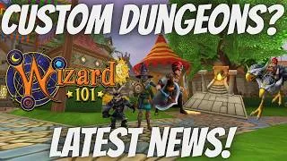 Thumbnail: CUSTOM DUNGEONS? Wizard101 Latest News!