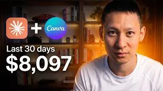 Thumbnail: How I'd Make $8,000/Month Selling Digital Products With Canva & AI