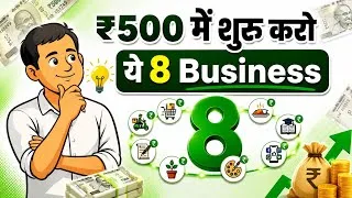 Thumbnail: ₹500 से शुरू होने वाले 8 Profitable Business Ideas (2026)