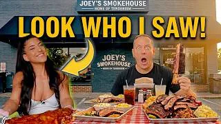 Thumbnail: I Accidentally Crashed a Leah Shutkever Video at Joey’s Smokehouse!