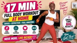 Thumbnail: 🔥 17-Min Quick & Effective Full Body Workout