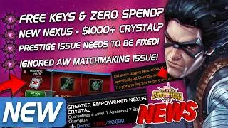 Thumbnail: NEW Nexus Crystal - Value Impact! | Prestige Bug Needs Fixing | FREE Keys Situation & More [MCN]