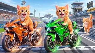 Thumbnail: 🐾 Mama Cat Trims Fur on the Farm and Makes Tiger Hat For Kittens At Home🐾🎩🐯