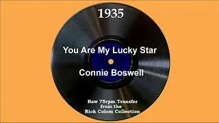 Thumbnail: 1935 Connie Boswell - You Are My Lucky Star