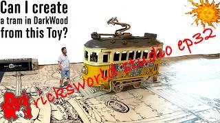 Thumbnail: Creating a DarkWood Tram | Building a Strange Fantasy City Scene.    EP32