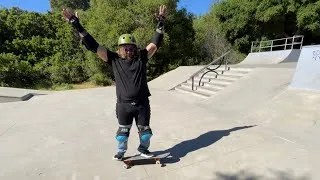 Thumbnail: Fellow Twitch Streamer Learns To Skateboard (3/24/26)