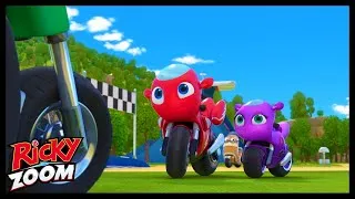 Thumbnail: (TRIPLE EPISODE) Problem At Windshield Point | Ricky Zoom | Cartoons For Kids