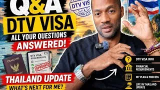 Thumbnail: 🇩🇪 Q&A DTV Visa all your questions answered- Thailand 🇹🇭 Update 