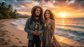 Thumbnail: Bob Marley x Jennifer Lopez  -  Ocean Smile🌊💞 (Reggae Pop Fusion 2026)