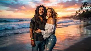 Thumbnail: Bob Marley x Jennifer Lopez  -  Coastal Star🌊💞 (Reggae Pop Fusion 2026)