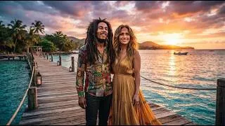 Thumbnail: Bob Marley x Jennifer Lopez  -  Island Glow🌊💞 (Reggae Pop Fusion 2026)