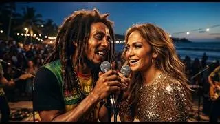 Thumbnail: Bob Marley x Jennifer Lopez  -  Crystal Wave🌊💞 (Reggae Pop Fusion 2026)