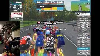 Thumbnail: FRR Tour Watopia Stage 1 - Fuhgeddaboudit Full Gas Racing 🔥Big Hits + attacks - Zwift Race