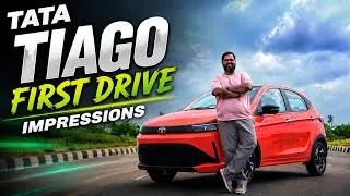 Thumbnail: 2026 Tata Tiago first drive impressions #tatamotors #tatatiago2026 #tatatiagoicng #fyp #carreview 