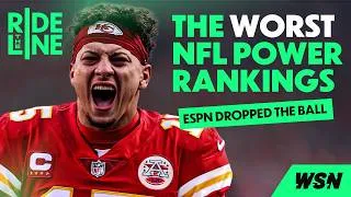 Thumbnail: The WORST NFL Power Ranking Yet… Ravens and Chiefs are WHERE? Cowboys and Bengals SLEEPERS