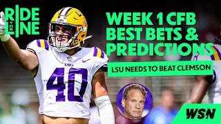 Thumbnail: College Football Week 1 BETTING PICKS! Who are the BEST BETS for LSU vs Clemson and the Slate?