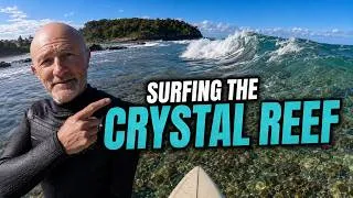 Thumbnail: Crystal Water Reef SURFING | POV Surf in 4k