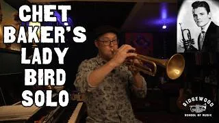 Thumbnail: Chet Baker on Lady Bird Transcription and Analysis
