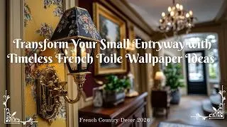 Thumbnail: Transform Your Small Entryway with Timeless French Toile Wallpaper Ideas | French Country Decor 2026