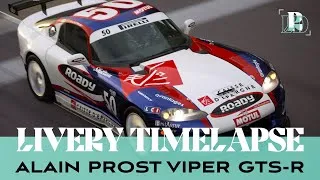 Thumbnail: Alain Prost Dodge Viper Livery Timelapse // Gran Turismo 7