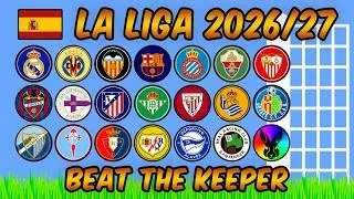 Thumbnail: Beat The Keeper - La Liga 2026/27 - Algodoo Marble Race