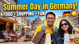 Thumbnail: A PERFECT SUMMER DAY IN GERMANY 🇩🇪☀️ | Food, Shopping & Fun Outing ❤️ | Day in Our Life