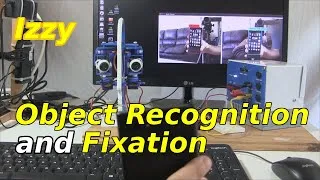 Thumbnail: Izzy's Two-Eyed Robot Object Recognition and Fixation