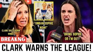 Thumbnail: 😱 “BRING SOPHIE OR I’M OUT!” Caitlin Clark DEFENDS Cunningham! 🔥
