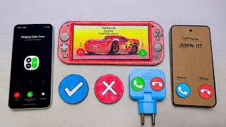 Thumbnail: Galaxy a16  vs Only Button vs Nintendo Switch Red vs Folding Blue vs Xiaomi 17T pro incoming call