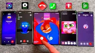 Thumbnail: Who Call xPal, Threema, GoChat, Skred iPhone 15 PM + OnePlus 12 + Redmagic 9 + Z Flip 6 + Z Fold 3