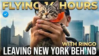 Thumbnail: Flying 14 hours with Ringo: Leaving New York Behind🗽 #cat #newyork #travelingwithpets