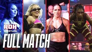 Thumbnail: FULL MATCH Red Velvet v Skye Blue v Zayda Steel v Marina Shafir ROH Women's TV Title #ROHDBD 8/21/26