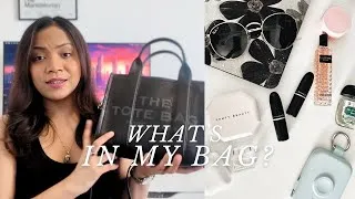 Thumbnail: What's in my bag? My everyday bag essentials | Marc Jacobs Tote Bag